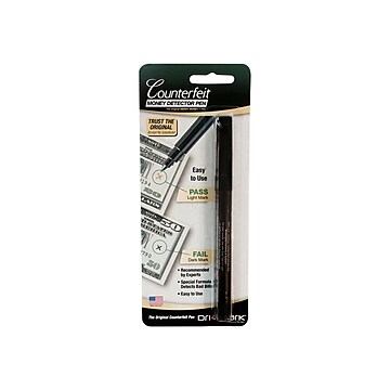 Dri Mark Smart Money Counterfeit Pen, Black (351B)