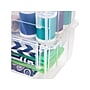 Iris Small Stackable Plastic Storage Bin, 8" x 14.75"x 10", 12 Qt., Clear (200550)~#|#~sp44852336_sc7