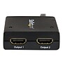 StarTech HDMI to HDMI/HDMI Audio/Video Splitter, Male to Female, Black (ST122HD4KU)~#|#~sp44852741_sc7
