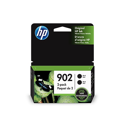 HP 902 Black Ink Cartridges, 2 Pack at Staples