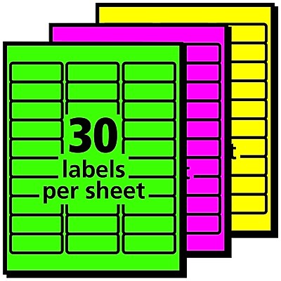 staples printing address labels