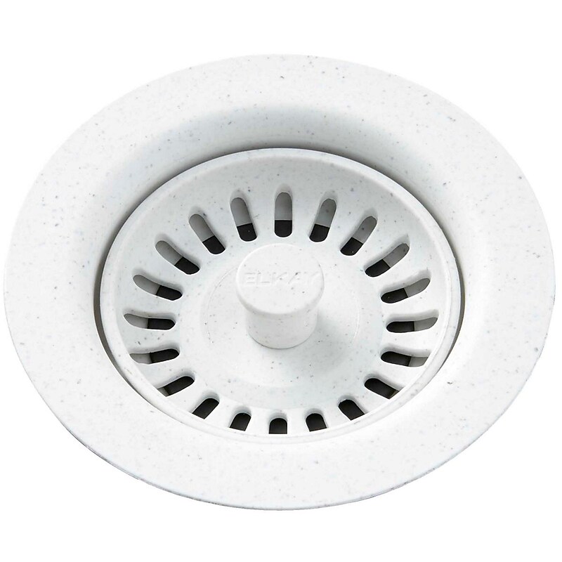 Elkay Residential Drain Fitting, White, Polymer (LKQS35WH) image 1