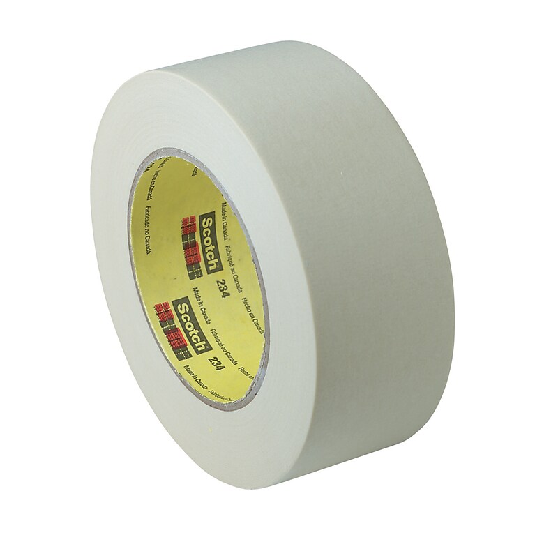 Scotch 234 Masking Tape, 0.94" x 60 yds., Beige (09071) image 1
