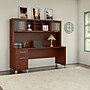 Bush Furniture Somerset 72"W Office Desk with Drawers and Hutch, Hansen Cherry (SET018HC)~#|#~sp45060432_sc7