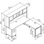 Bush Furniture Somerset 72"W 3 Position Sit to Stand L Shaped Desk with Hutch, Mocha Cherry (SET015MR)~#|#~sp45060465_sc7