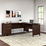 Bush Furniture Somerset 72"W 3 Position Sit to Stand L Shaped Desk, Mocha Cherry (SET014MR)~#|#~sp45060488_sc7