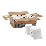enMotion Hardwound Paper Towel, 1-Ply, White, 700'/Roll, 6 Rolls/Carton (89420)