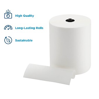 enmotion Hardwound Paper Towels, 1-ply, 700 ft./Roll, 6 Rolls/Carton (89420)