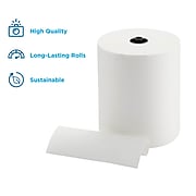 enMotion Hardwound Paper Towel, 1-Ply, White, 700'/Roll, 6 Rolls/Carton (89420)