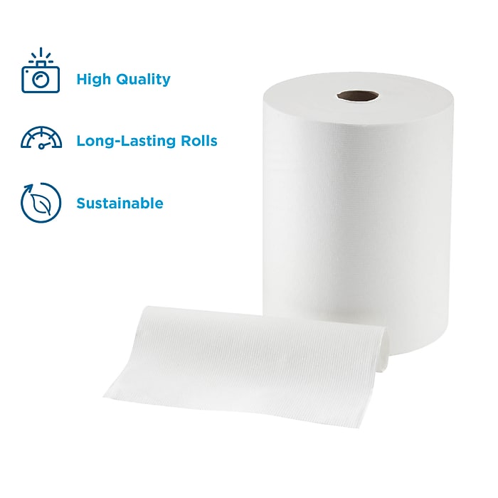 enmotion Recycled Hardwound Paper Towels, 1-ply, 800 ft