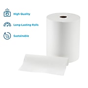 enmotion Recycled Hardwound Paper Towels, 1-ply, 800 ft./Roll, 6 Rolls/Carton (89470)