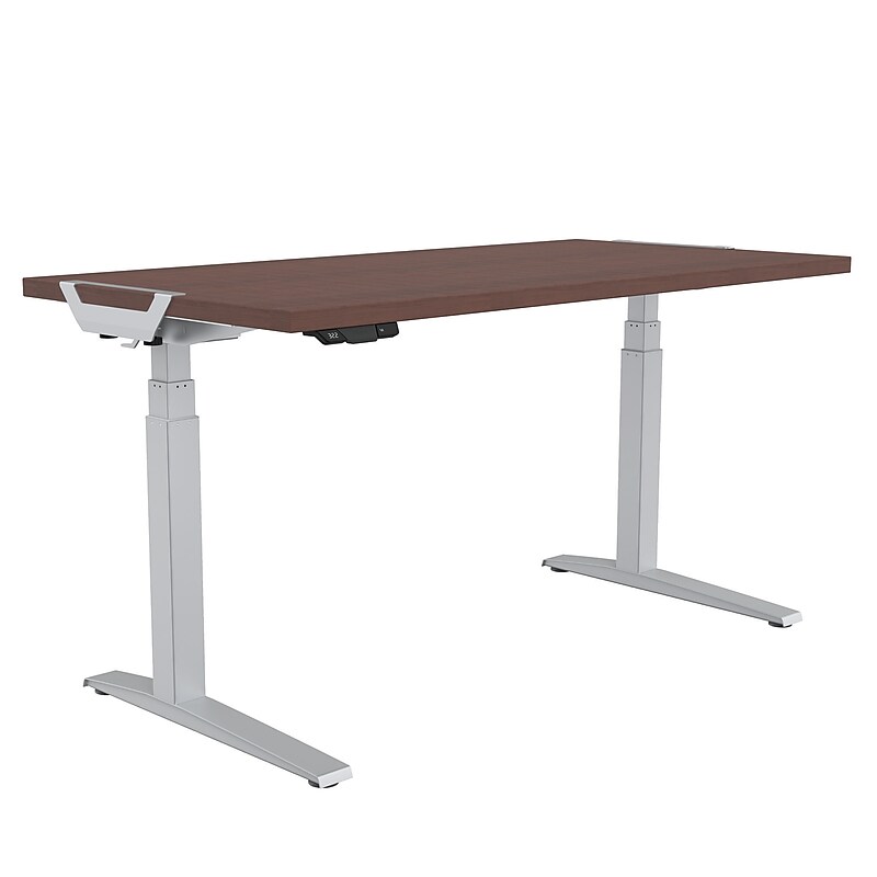Fellowes Levado Desktop 48"x24", Mahogany – Desk Base sold separately (9650401) image 1