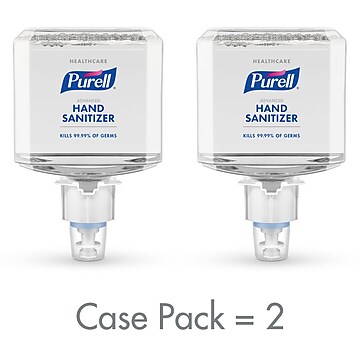 PURELL® Healthcare Advanced Hand Sanitizer Foam, 1200mL Hand Sanitizer Refill for PURELL ES6 Touch-Free Dispenser 2/CT (6453-02)