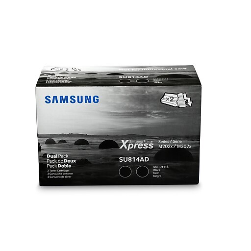 HP 111S Black Standard Yield Toner Cartridge, 2/Pack (SU814AD) Staples