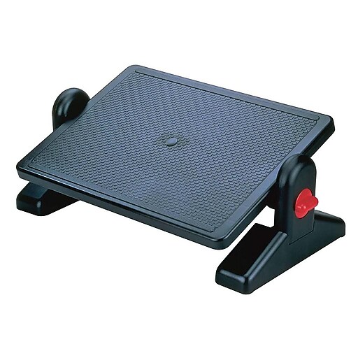 Aidata Ergo Tilt Adjustable Footrests, Black (FR002) Staples
