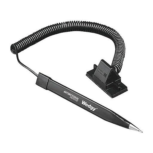 MMF Industries™ Wedgy Secure™ Pens, Black at Staples