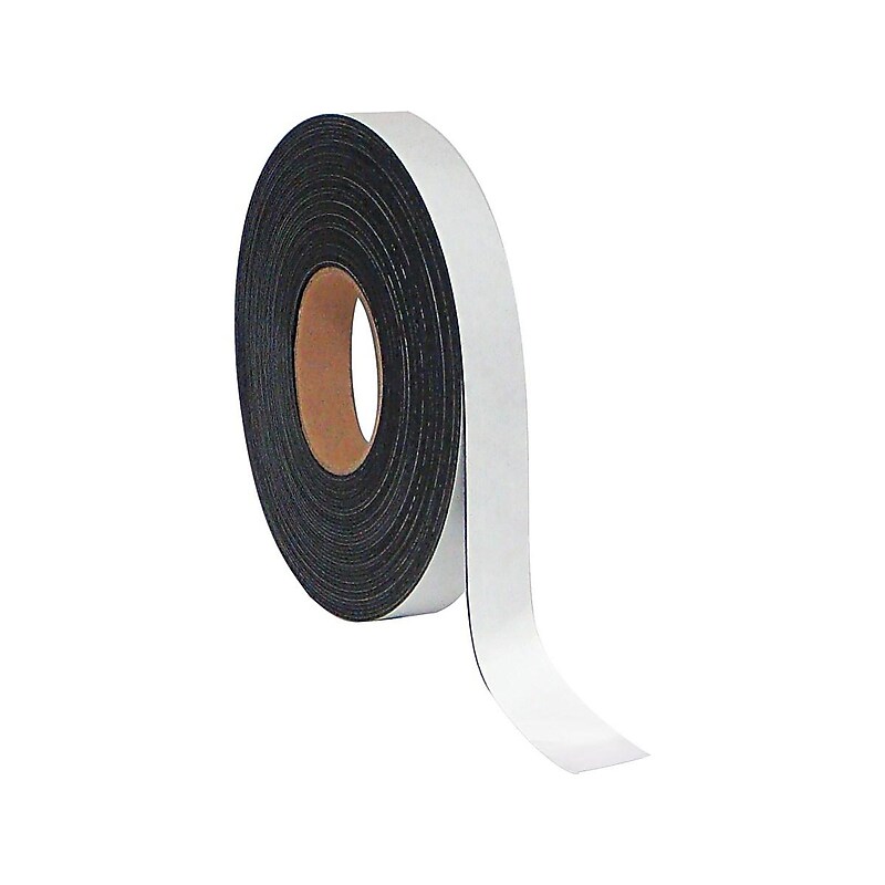 MasterVision Dry Erase Tape, 1"W x 16.67 Yds.L, White (FM2018) image 1