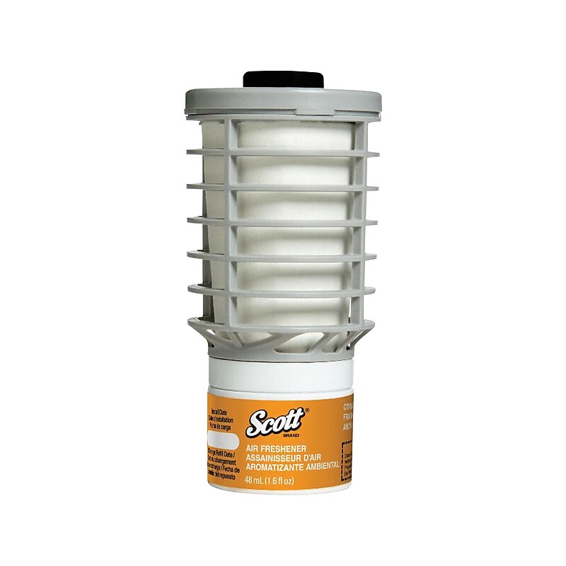 Scott Essential Continuous Air Freshener Refill, Citrus, 6/Carton (91067) image 1