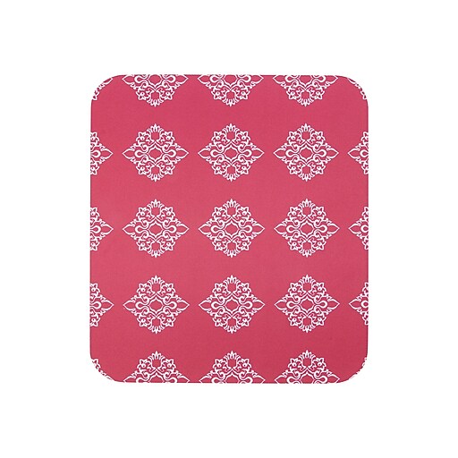 Staples Turkish Mouse Pad, Red/White (25226) at Staples