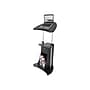 Techni Mobili 22"W Manual Adjustable Standing Laptop Cart, Black (RTA-B005-BK46)~#|#~sp45378677_sc7