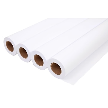 Staples Wide Format CAD Bond Paper, 36" x 150', 4/Carton (26654-CC)