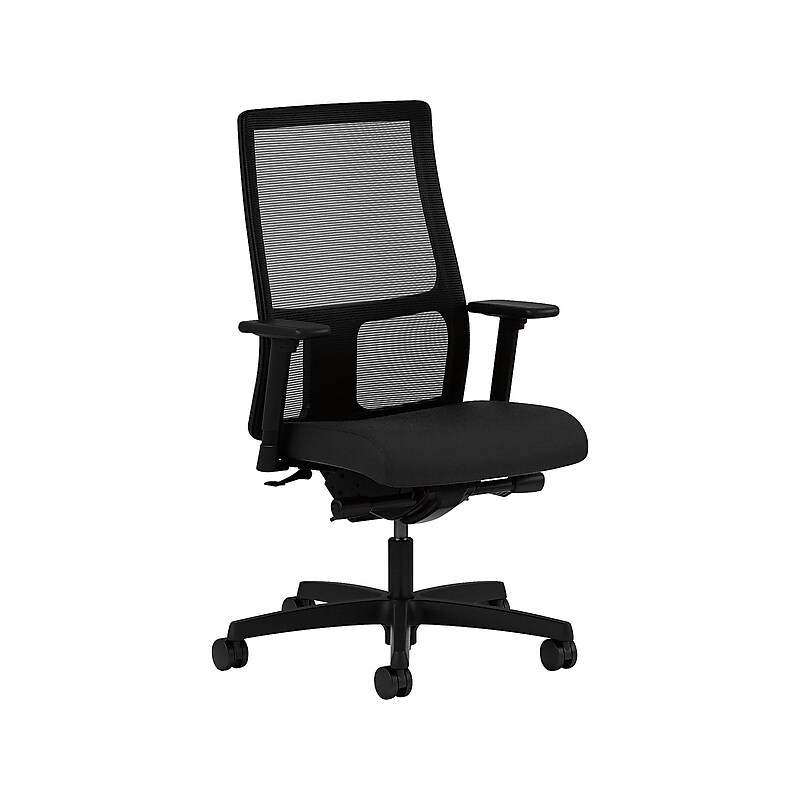 HON Ignition Mesh Back Fabric Task Chair, Black (HIWM3.A.H.M.CU10.T.SB) image 1