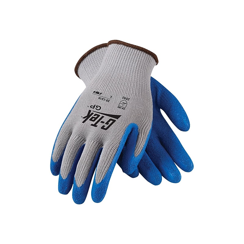 G-Tek Coated Work Gloves, Seamless Polyester Knit With Latex Coating, XL, 12 Pairs (39-1310-XL) image 1
