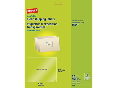 staples 4x6 labels