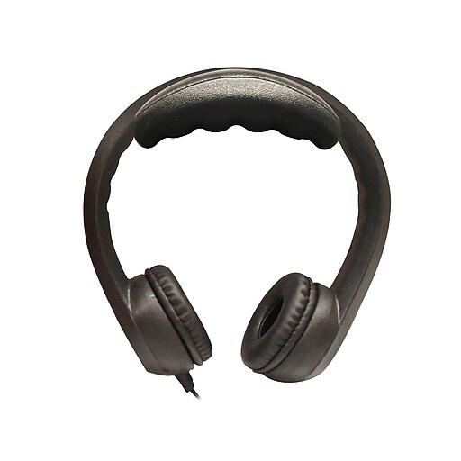 Hamilton Buhl FlexPhones Headphones, Black (KIDSBLK) Staples