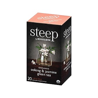 Steep Oolong and Jasmine Tea Bags, 20/Box (17714)