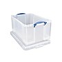 Really Useful Box® 64 Liter Snap Lid Storage Bin, Clear (66L CCB)~#|#~sp45440747_sc7