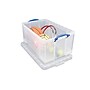 Really Useful Box® 64 Liter Snap Lid Storage Bin, Clear (66L CCB)~#|#~sp45440748_sc7