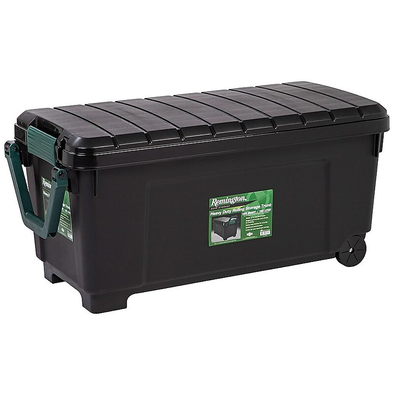 Remington 169 Quart Storage Container, Plastic, Black (296003) image 1