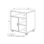 South Shore Axess Printer Cart, Royal Cherry (7246691)~#|#~sp45441052_sc7