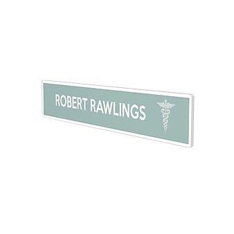 Deflect-O Name Plate, 8.5"W x 2"H (587501)