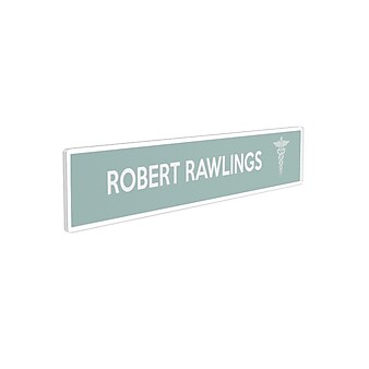 Deflect-O Name Plate, 8.5"W x 2"H (587501)