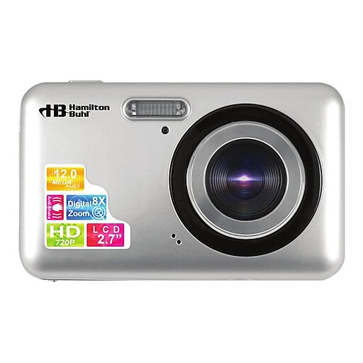 Hamilton Buhl CAMERADC2 12 Megapixels Point & Shoot Camera, Silver at