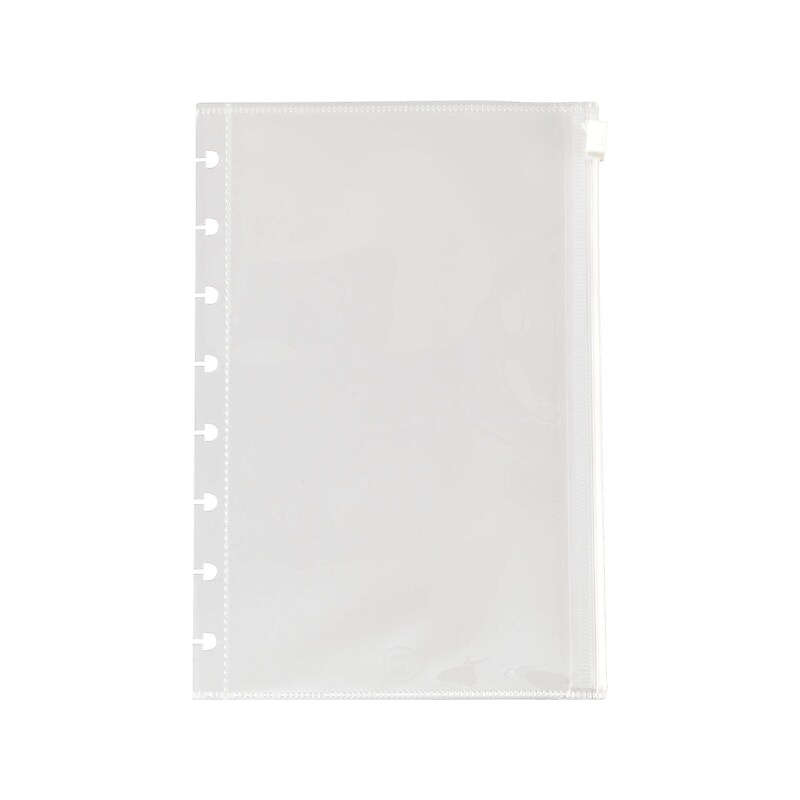 Staples Arc System Heavy Duty File Pockets, 5.5" x 8.5" Size, Clear, 2/Pack (21303) image 1