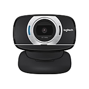 Logitech C615 1080p Portable Webcam, 8 Megapixels, Black (960-000733)