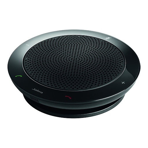 jabra Speak 410 Portable USB Speakerphone, Black | Staples
