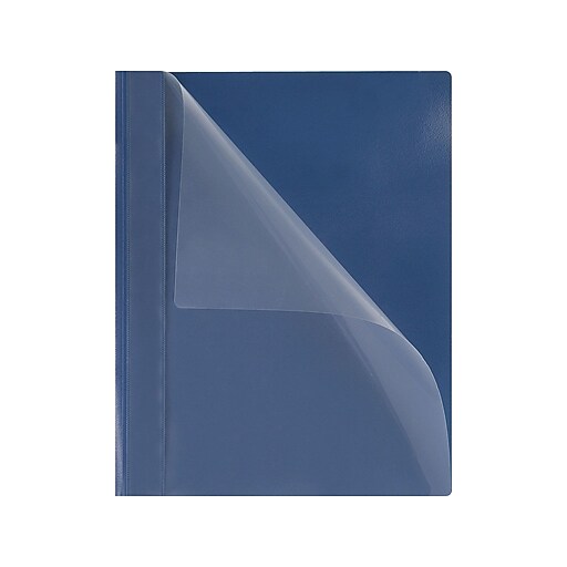 Oxford PressLock 2Prong Report Covers, Letter, Blue (52702) Staples