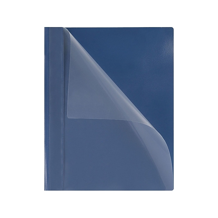 Oxford PressLock 2-Prong Report Covers, Letter, Blue (52702) | Staples