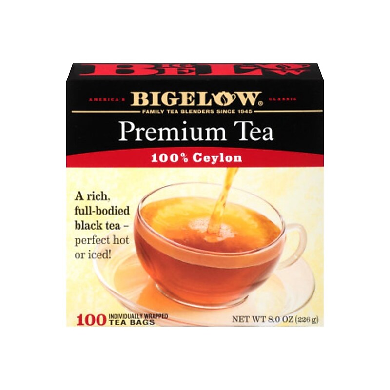 Bigelow Premium Ceylon Tea Bags, 100/Box (00351) image 1