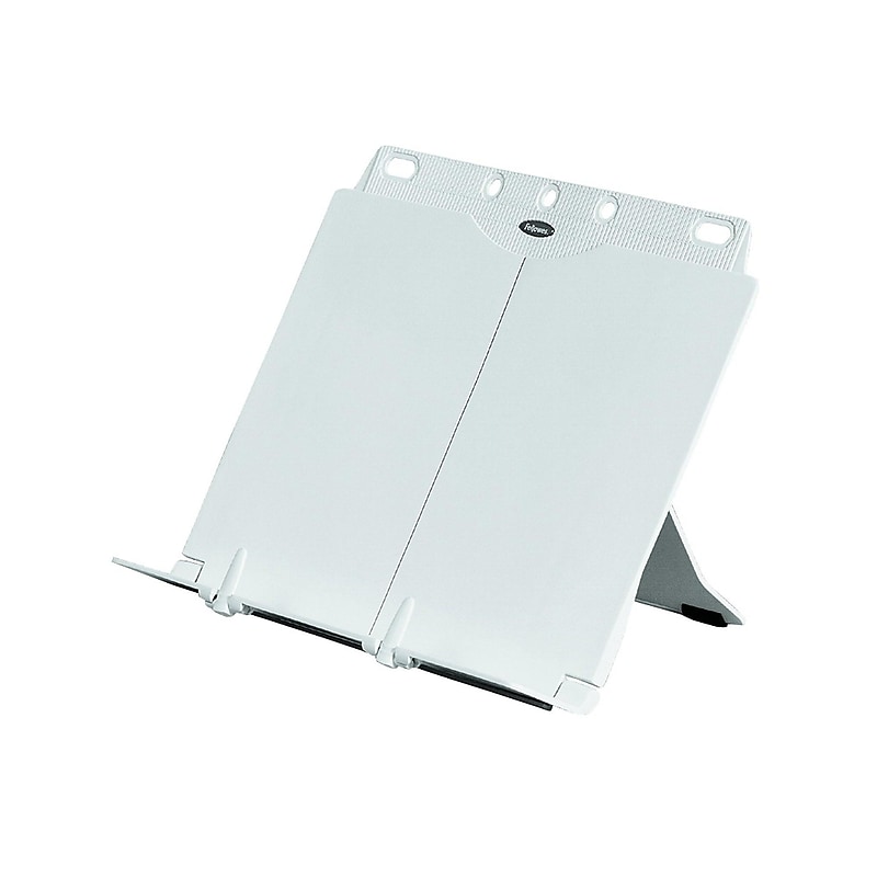 Fellowes BookLift Plastic Document Stand with Lip, Platinum (21100) image 1