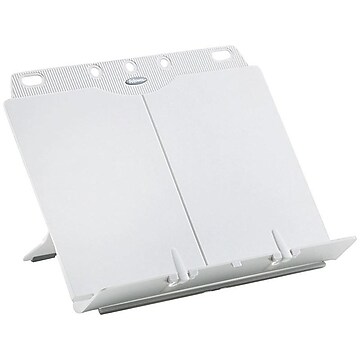 Fellowes BookLift Plastic Document Stand with Lip, Platinum (21100)