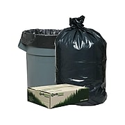 Webster Earthsense 33 Gal. Trash Bags, Black, 80/Carton (RNW1TL80V-432283)