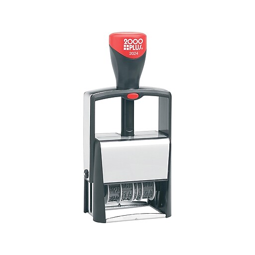 2000 PLUS® Classic Line Dater, Message/Date, Black Ink (011227) Staples