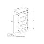 South Shore Morgan 60" Storage Cabinet with 4 Shelves, Royal Cherry (7206970)~#|#~sp45446268_sc7