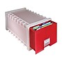 Storex Plastic Drawer, Letter/Legal Size, Red (61105U01C)~#|#~sp45446284_sc7
