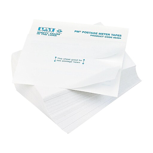 Pm Company Postage Meter Labels Double Tape Sheets 4 X 5 1 2 At Staples